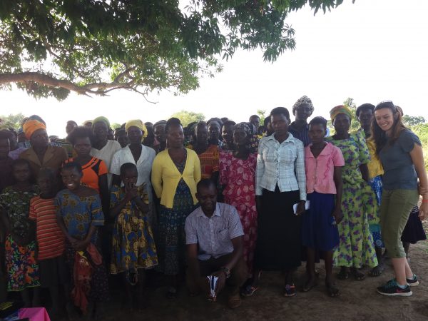 Kadungulu Women’s group with IYAU staff taking a group photo after the training on VSLA .