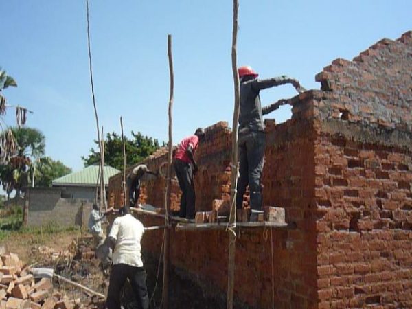 School for children with disabilities under construction with funding from HELP FUND IFAD STAFF